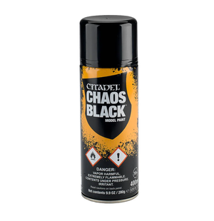 Citadel Colour : Chaos Black (Spray Paint) Ground Shipping / Local Pickup only