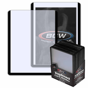 3x4 Topload Card Holder -Black Border Pack of 25