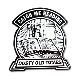 Enamel Pin: "Dusty Old Tomes" by Arcane Bullshit