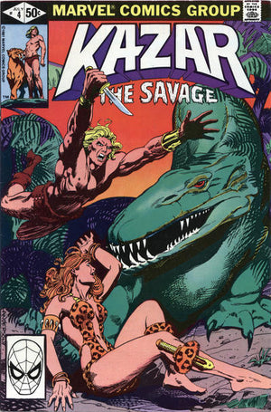 Ka-Zar The Savage #4 (1981 Series)