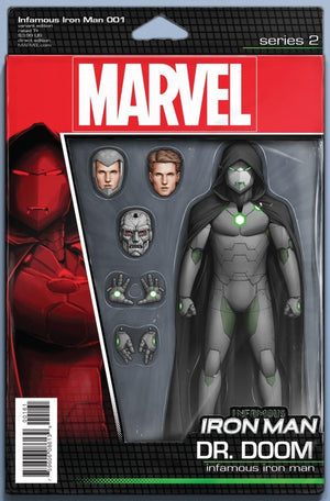 Infamous Iron Man #1 Christopher Action Figure Variant (THIS IS A COMIC BOOK NOT AN ACTION FIGURE!)