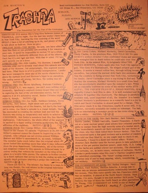 Trashola Vol. 3 #3 (1981 Horror Fanzine) Jim Morton's