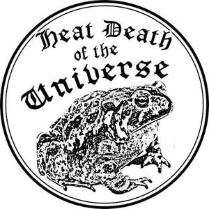 Sticker: “Heat Death of the Universe” Vinyl Sticker by Arcane Bullshit