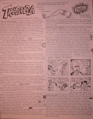 Trashola Vol. 2 #10 (1981 Horror Fanzine) Jim Morton's