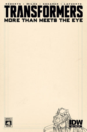 Transformers: More Than Meets the Eye #46 Subscriber Sketch / Blank Cover