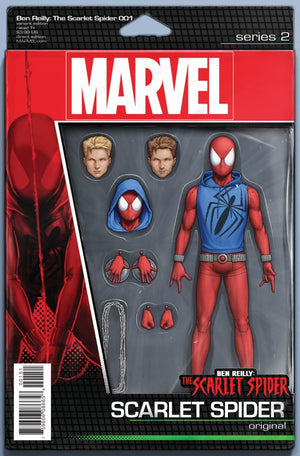 Ben Reilly: Scarlet Spider (2017) #1 (Action Figure Variant) *NOT A TOY! THIS IS A COMIC BOOK!!!*