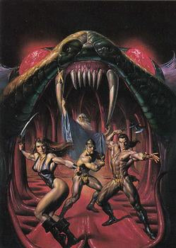 Boris Vallejo Trading Card Series 2 (1992) #76 - Swords & Serpents