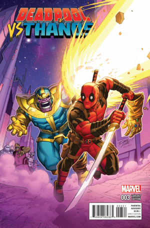 Deadpool vs. Thanos #3 Ron Lim Variant