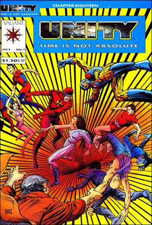 Unity #0 (1992 Valiant Crossover) Regular / Yellow Cover