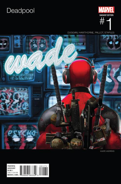 Deadpool #1 Kaare Andrews Hip-Hop Variant (2016 4th Series)