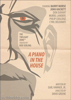 Twilight Zone Archives Trading Cards : A Piano In The House J119