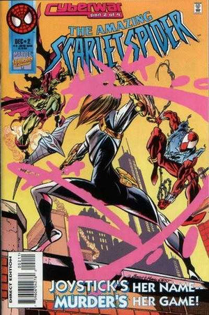 Amazing Scarlet Spider #2 (1995 2-Issue Mini-Series) Virtual Mortality Tie-In