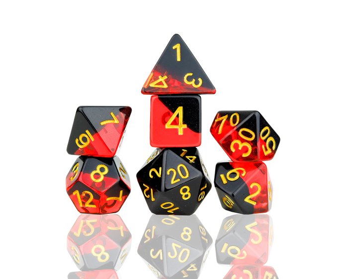 Sirius Dice : BRIMSTONE Resin Set Die