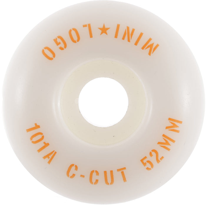 Mini-Logo Militant 101A Hybrids 51mm (Set of 4 Wheels) White C-Cut