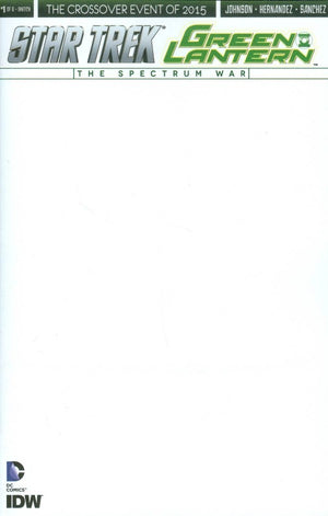 Star Trek / Green Lantern: The Spectrum War #1 Blank Sketch Variant