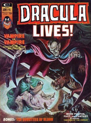 Dracula Lives #4 (1973 Curtis / Marvel Magazine Sized)