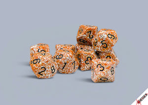 Dice Set: Chessex Speckled: Rust D10 Set (x10 Dice)(CHX 25133)