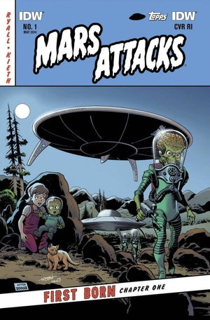 Mars Attacks First Born (2014 IDW Mini-Series Sam Keith / Chris Ryall) #1 Loston Wallace Subscription Variant