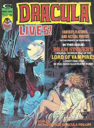 Dracula Lives #5 (1973 Curtis / Marvel Magazine Sized)
