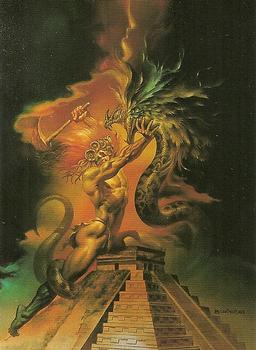 Boris Vallejo Trading Card Series 1 (1991) #67 - Mayan Serpent