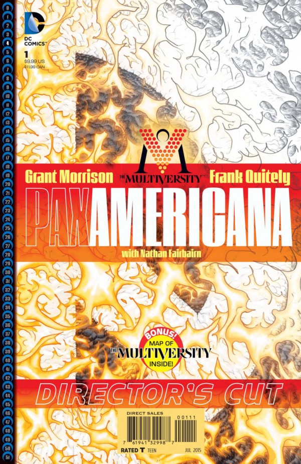 The Multiversity: Pax Americana #1 Director's Cut (2014 DC) Polybagged W/ Multiverse Map