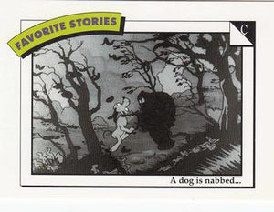 Disney Collector Cards (1991 Impel)  #81 - C: A dog is nabbed...