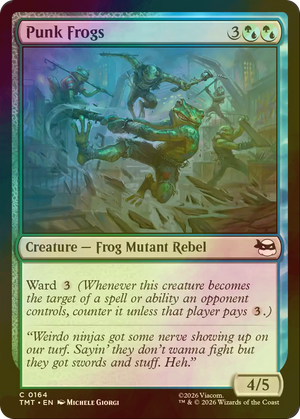 Magic The Gathering: Teenage Mutant Ninja Turtles : Punk Frogs (Foil)