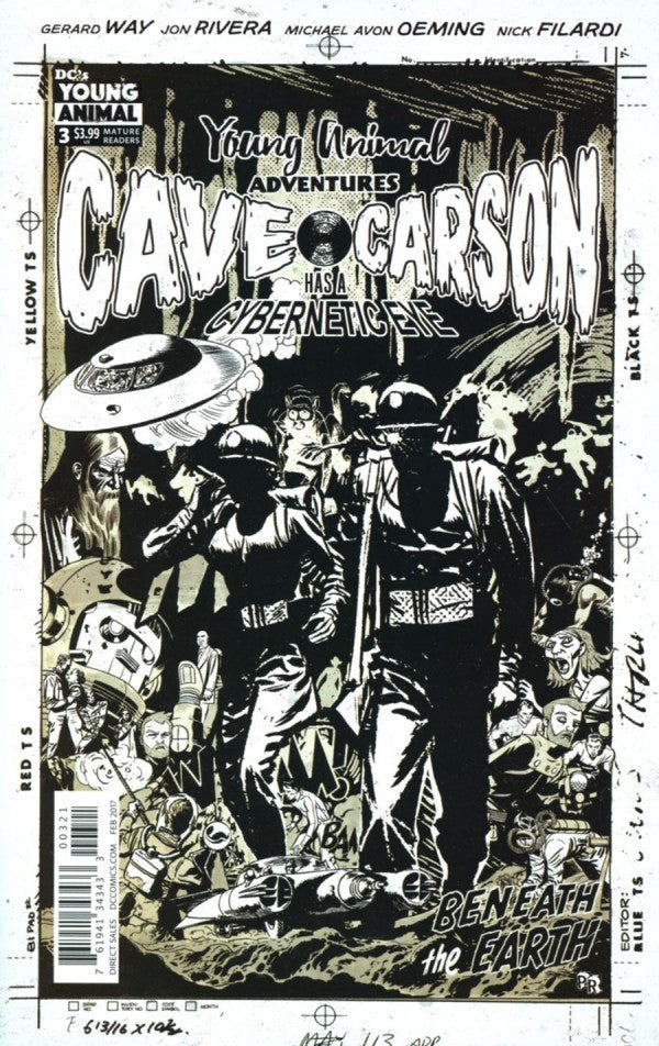 Cave Carson Has a Cybernetic Eye #3 Paul Rentler Variant