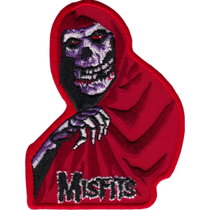 Embroidered Patch : Misfits, the - Crimson Ghost in Red Cloak