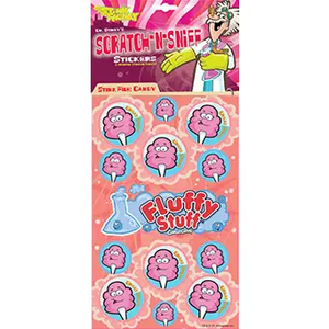 Stink Factory: Scratch & Sniff Stickers : Fluffy Stuff Cotton Candy