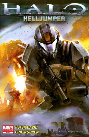 Halo: Helljumper #1 (Marvel 2009 Mini-Series) Written by PETER DAVID!