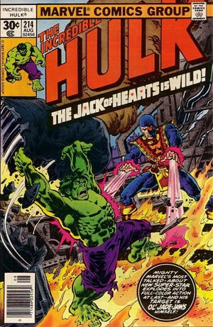 Incredible Hulk #214 First Jack Of Hearts in a Regular Comic Title