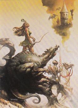 Boris Vallejo Trading Card Series 2 (1992)  #16 - The Dragon and The George II
