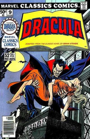 Marvel Classics Comics #9 Dracula (1976 Illustrated Classic Novels)