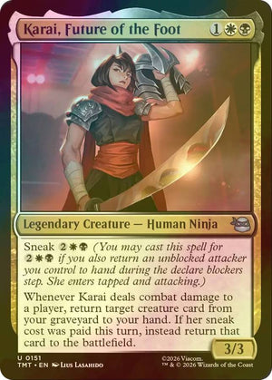 Magic The Gathering: Teenage Mutant Ninja Turtles : Karai, Future of the Foot (Foil)