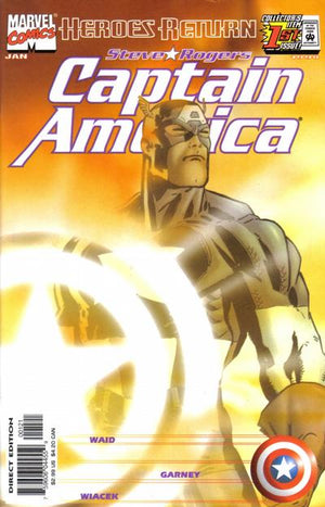 Captain America #1 Sunburst Variant (1998 3rd Series)