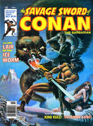 Savage Sword of Conan #34 (1974 Curtis/Marvel)