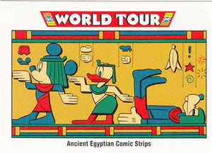 Disney Collector Cards (1991 Impel) 186 - Ancient Egyptian Comic Strips