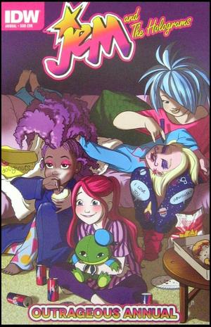 Jem and The Holograms Outrageous Annual 2015 Variant Subscription Cover - Amy Mebberson