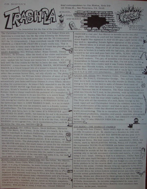 Trashola Vol. 2 #11 (1981 Horror Fanzine)