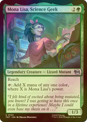 Magic The Gathering: Teenage Mutant Ninja Turtles : Mona Lisa, Science Geek (Foil)