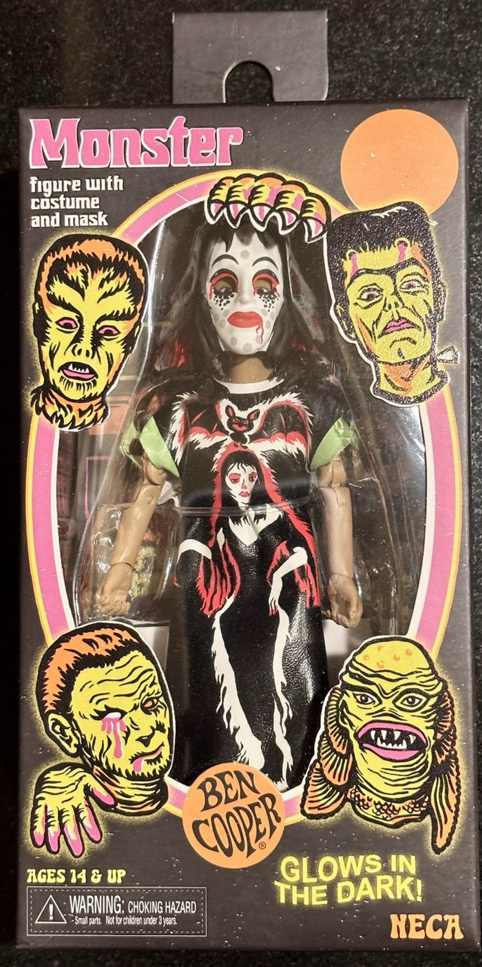 NECA BEN COOPER - Vampire Girl GLOW IN THE DARK!