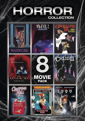 Horror Collection (Waxwork / 976-EVIL II / Ghoulies III / The Unholy / C.H.U.D. II / Chopping Mall / Slaughter High / Class of 1999) 2 DVD Set
