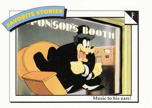 Disney Collector Cards (1991 Impel) #60 - F: Music to his ears!