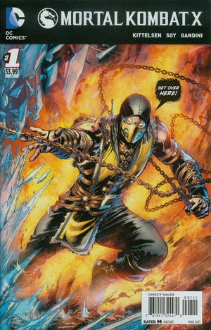 Mortal Kombat X #1 (2015 DC Comics) Scorpion Variant