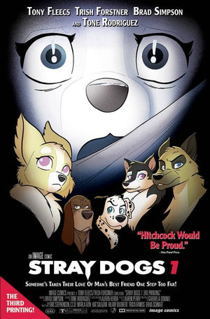 Stray Dogs #1 3rd Printing Trish Forstner & Tony Fleecs Scream Homage