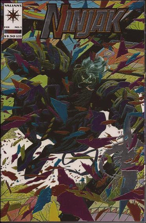 Ninjak #1 (1993 Valiant) Chromium Wrap-around Cover