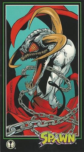 Spawn : 1995 Wildstorm Widevision Trading Cards : #87 - Snared!