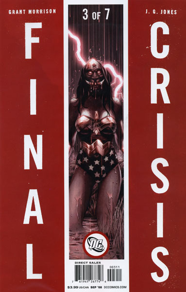 Final Crisis #3 Sliver 50/50 Variant