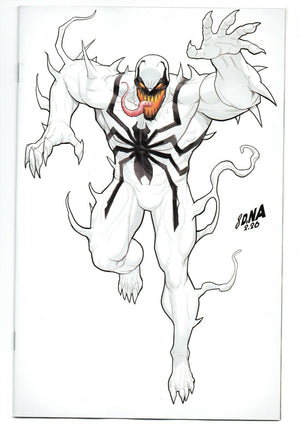 VENOM #256 (2026) DAVID NAKAYAMA COLOR BLOCK WHITE VIRGIN VARIANT [DS] 1:50